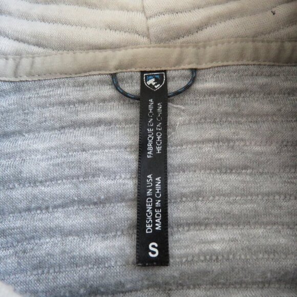 KUHL Verena Funnel Neck Pullover in Moonrock Neutral Wool Gorpcore Outdoor Sz S - Picture 15 of 15